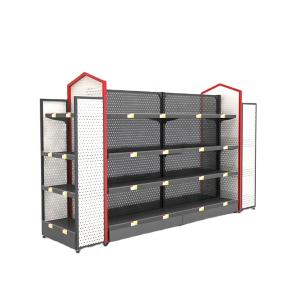 Grocery Store Display Racks Steel And Stainless Grocery Store Display Gondola Metal Wire Supermarket Stand Shelf Rack