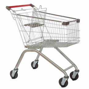  Shelf Equipment Anti Rust Shopping Trolley Shopping Cart Supermarket Steel China Guangzhou Customized Unfolding
