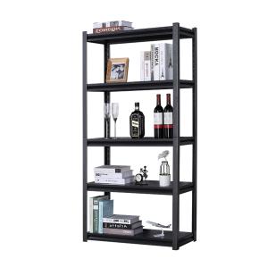 Wholesale Easy To Assemble 5layers Boltless Racking Shelves Steel Stacking Storage Shelf Racks For Garage