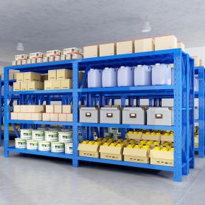 Heavy Duty Warehouse Rack Shelf Storage Racks CE Certificated Easy Assemble Metal Heda Shelf Bubble Film and Carton Box 10 Sets