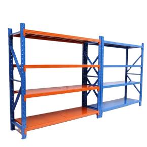 CE warehouse rack medium duty storage stacking iron racks warehouse medium racks
