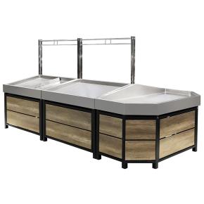   Vegetable and fruit display stand rack 
