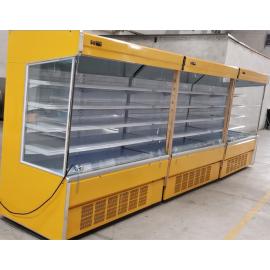  Air Cooler Upright Open Front Chiller Supermarket Display Cooler
