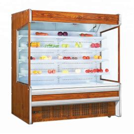 Supermarket Milk Showcase Yogurt Corner Multi Deck Open Display Cooler