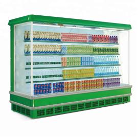  Commercial Upright Display Cooler Supermarket Multideck Open Front Chiller Display Fridge for Fruit